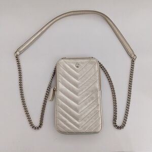 EUC! Kate Spade New York Amelia Quilted Leather Smartphone Crossbody Bag In Gold